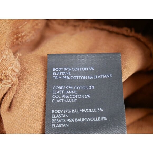 NWOT Anthropologie Leigh Corduroy Joggers Orange XS - Picture 8 of 8